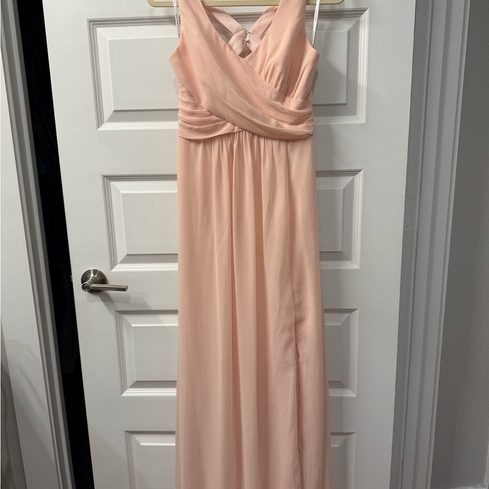 Pink Ruched Halter Maxi Dress for Weddings